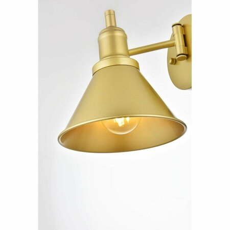 CLING 110 V E26 1 Light Vanity Wall Lamp, Brass CL2956550